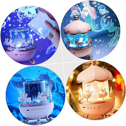 Rabbits Night Light Projector