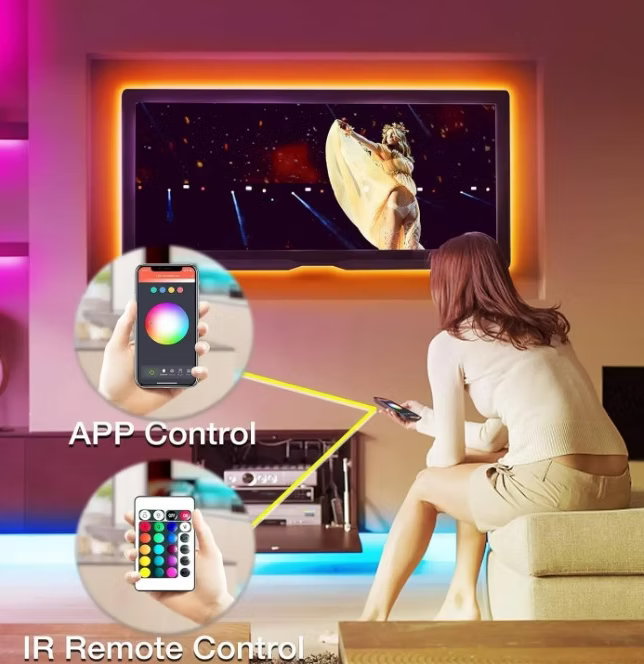 5M RGB LED Strip Light for TV  Backlight