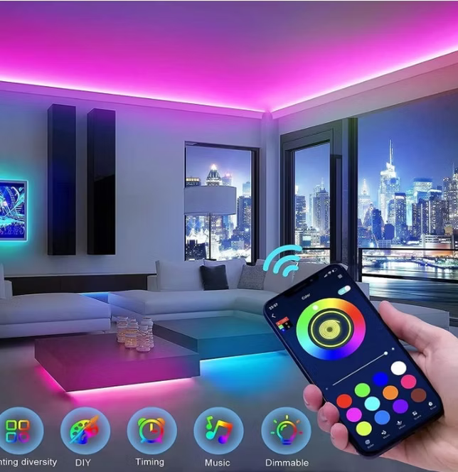 5M RGB LED Strip Light for TV  Backlight