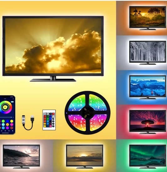 5M RGB LED Strip Light for TV  Backlight