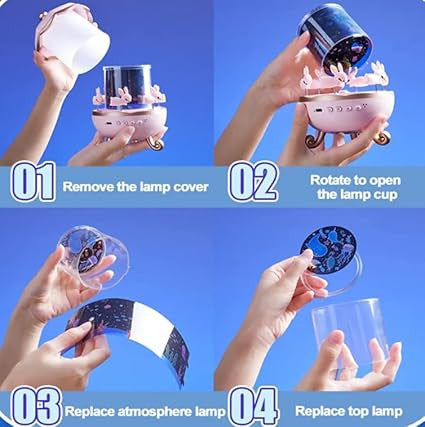 Rabbits Night Light Projector