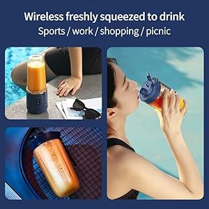 Portable Juicer Blender with Shaker Bottle